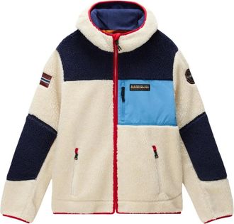 Napapijri Felpa con cappuccio Yupik FZH 6 - - Sweatshirts & Hoodies - Uomo - Bianco - 2XL