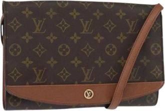 Louis Vuitton Pre-owned Cross Body Bags, female, Brown, Size: ONE SIZE Pre-owned Canvas Crossbody Bag