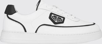 Philipp Plein Sneakers basse in pelle bicolore con logo applicato