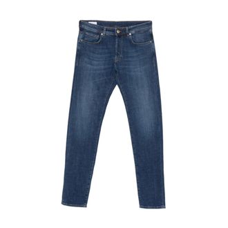 Incotex Jeans met licht effect - Heren - Jeans - Blauw - Maat: W37 Katoen