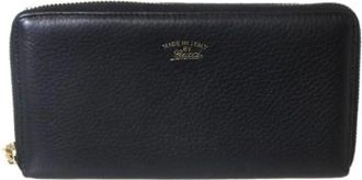Gucci Pre-owned Wallets, female, Black, Size: ONE SIZE Pre-owned Long Wallet (Bi-fold)