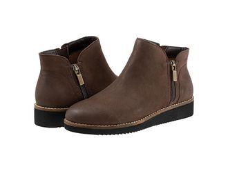 Softwalk Wesley Womens Boots Dark Brown Nubuck : 7 M (B), Leather