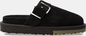 Off-white Mens Off White Clogs in Black Green - Multicolour - Size UK 6