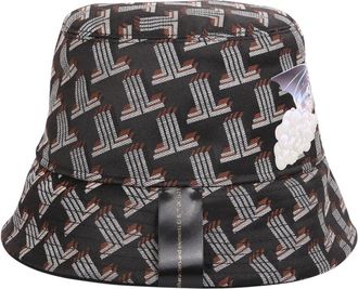 Lanvin Omkeerbare Bucket Hat - Heren - Hoeden - Bruin - S - Katoen - Accessoires