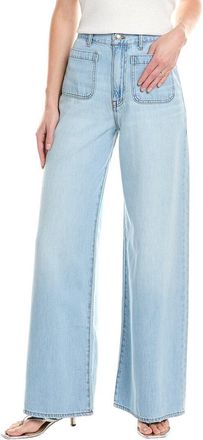 Madewell Patch Pocket Ahern Wash Super Wide Leg Jean