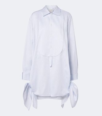 J.W.Anderson Striped cotton twill shirt dress