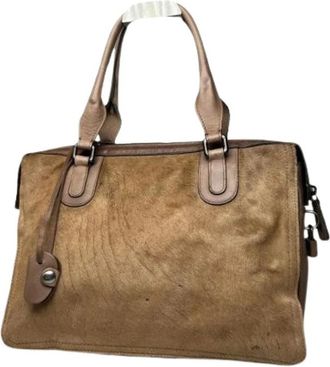 Marni Pre-owned Handbags, female, Brown, Size: ONE SIZE Pre-owned Fabric Handbag