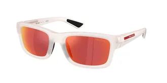 Prada PS B10SF Asian Fit 28M90Z Mens Sunglasses Clear Size 54