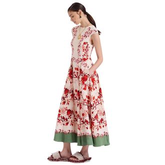 La DoubleJ Kleedjes, Dames, Veelkleurig, XL, Park Ave Jurk