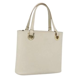 Ferragamo Pre-owned Handbags, female, Beige, Size: ONE SIZE Pre-owned Handbag