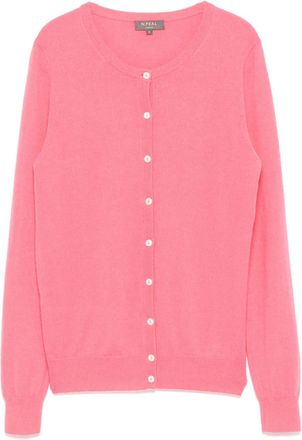 N.Peal Cardigan girocollo Olivia - Rosa