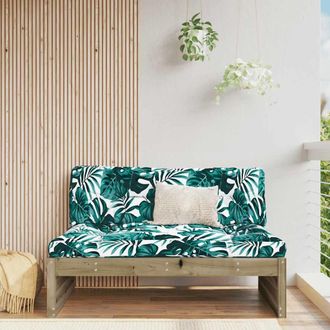 vidaXL Vidaxl - Sof&aacute; Central Madera De Pino Impregnada 120x80 Cm