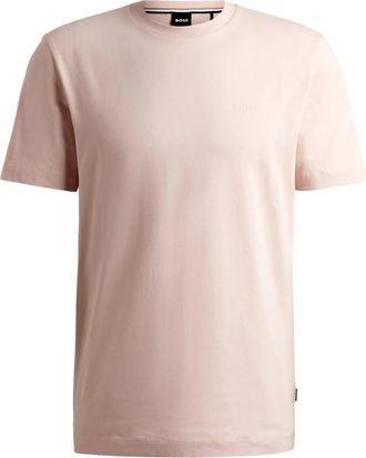 HUGO BOSS Thompson 01 T-shirt - Heren - T-shirts - Roze - M - Katoen - Tops
