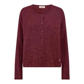Mos Mosh C&aacute;rdigan - Knitwear - Mujer - Marr&oacute;n - XL