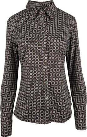 Caliban Jersey Shirt - Dames - Overhemden - Bruin - M - Overhemden