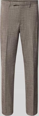 Mc Neal Slim Fit Anzughose mit Viskose-Anteil in Mittelbraun, Gr&ouml;&szlig;e 102