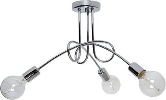 OEM L&aacute;mpara Retro Moderna Edison Cromada Para Loft