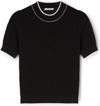 Motivi Dames, Truien, Zwart, Maat: XS Nylon