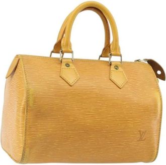Louis Vuitton Pre-owned Handbags, female, Yellow, Size: ONE SIZE Pre-owned Vintage Handbag