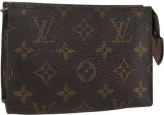 Louis Vuitton Pre-owned Clutches, female, Brown, Size: ONE SIZE Pre-owned Canvas Clutch