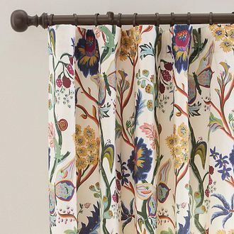 Ballard Designs Millie Floral Drapery Panel - 50 x 108 - Ballard Designs