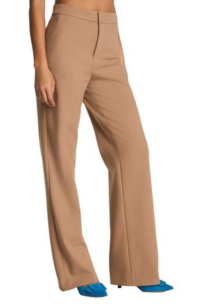 Spanx SPANXsupersmooth Well Suited 360 Wide Leg Pant in Heather Camel at Nordstrom, Size X-Small