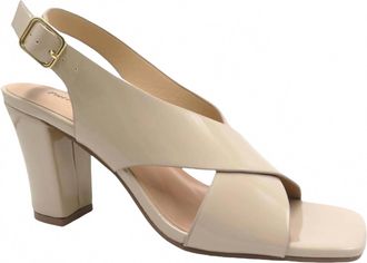 Pierre Dumas Womens Ariana-8 Block Heel In Nude