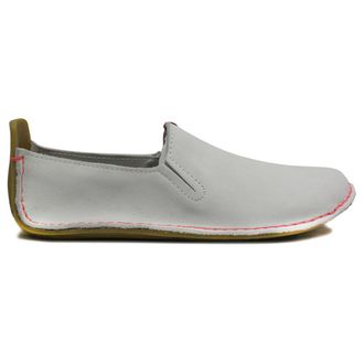 Vivobarefoot Ababa II Leather Womens Slip On Shoes - Gray Mist - Size:UK 3.5