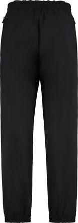 Moncler Mens Techno Fabric Track Pants Black Polyester