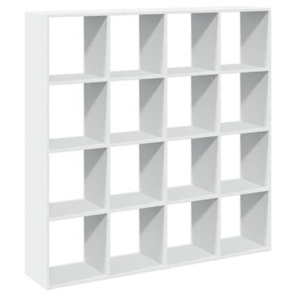 Berkfield Home Book Cabinet White 137.5x29x137.5 cm Engineered Wood
