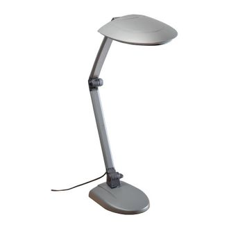 OEM L&aacute;mpara De Escritorio Con Base De Pl&aacute;stico Negro / Antracita Y Abrazadera De Mesa Con L&aacute;mpara De Bajo Consumo