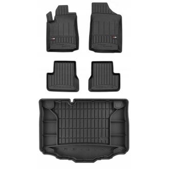 OEM Set 3d Alfombrillas Y Alfombrillas De Maletero Citro&euml;n C3 1 Hatchback 2002-2009