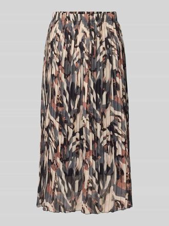 Zabaione Midirock in Falten-Optik Modell Ela in Fuchsia, Größe XXL