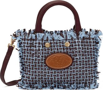 Hammitt Hammitt Olympia Tote Blueberry Sorbet Gold Mini