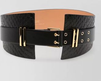 Elisabetta Franchi snake-effect belt