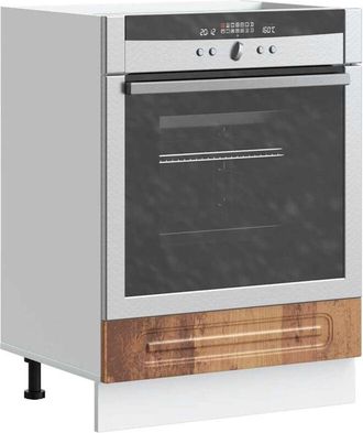 vidaXL Armadio per Forno Kalmar Legno Vecchio in Legno Multistrato - Vidaxl