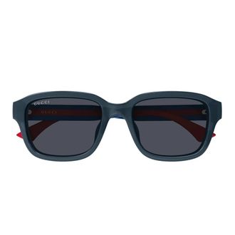 Gucci Square Frame Sunglasses - unisex - Gucci - Sunglasses - Blue - 55 MM - Accessories