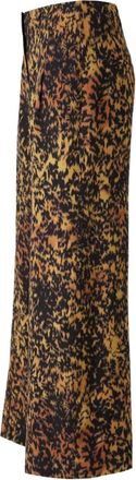 Ulla Johnson Pantaloni con stampa leopardata - Marrone
