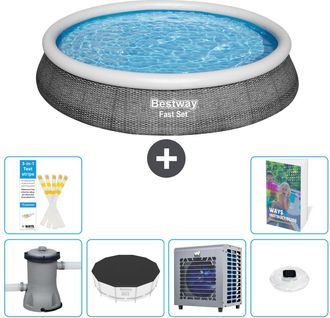 Bestway Piscina Bestway Fast Set Redonda - 396x84 Cm - 7-piezas S175