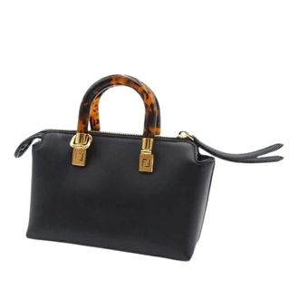 Fendi Pre-owned Handbags, female, Black, Size: ONE SIZE Pre-owned Vintage Leather Handbag