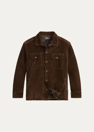 Polo Ralph Lauren Mens Classic Fit Corduroy Utility Shirt