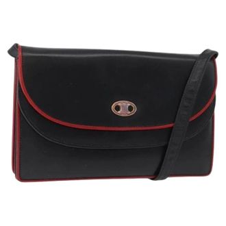 Celine Pre-owned Cross Body Bags, female, Black, Size: ONE SIZE Pre-owned Vintage Shoulder Bag