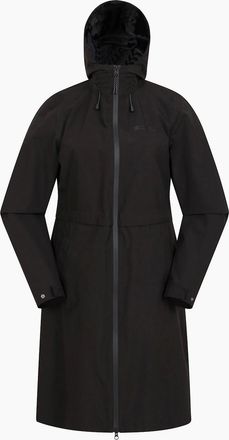 Mountain Warehouse Womens Mountain Warehouse Womens/Ladies Hilltop Extra Long Waterproof Jacket - Black - Size: 12