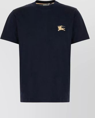 Burberry cotton logo-embroidered short-sleeve t-shirt
