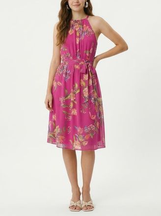 Rachel Roy Jinx Sleeveless Belted Midi Dress in Lilac Blossom at Nordstrom, Size 10