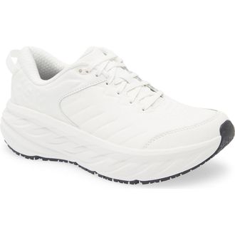 Hoka One One Bondi SR Shoe in Frost /Frost at Nordstrom, Size 10