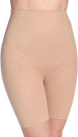 Miraclesuit Flex Fit Hi-Waist Thigh Slimmer Shapewear In Nude
