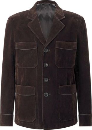 Tom Ford Hombre, Chaquetas, Marr&oacute;n, Talla: XL