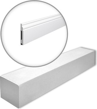 NMC Nmc - Fb2f-box Wallstyl Noel Marquet 1 Caja 10 Piezas Z&oacute;calo Dise&ntilde;o Atemporal Cl&aacute;sico Blanco 20 M