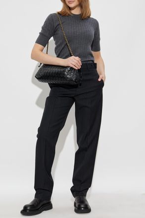 Bottega Veneta Wool Top, Womens, Grey